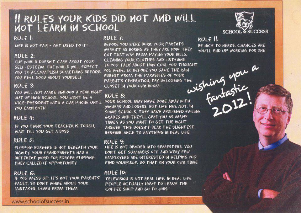 11 rules of Bill Gates